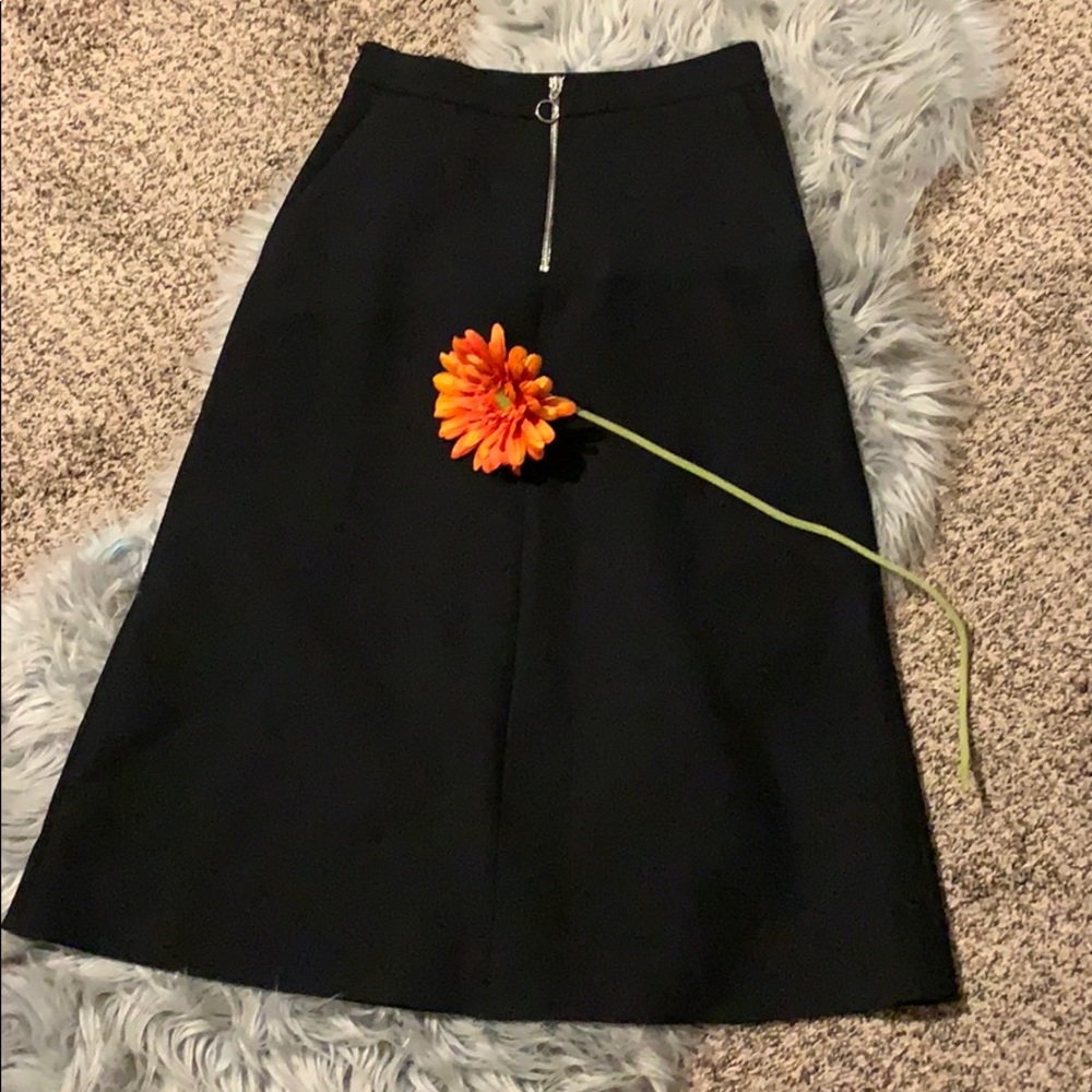 ZARA Woman long Black Skirt XS